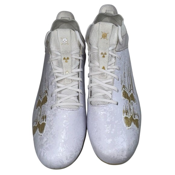 Under Armour Mens Size 15 Football Cleats UA Blur 2 MC Suede 3027978-100 main image 9